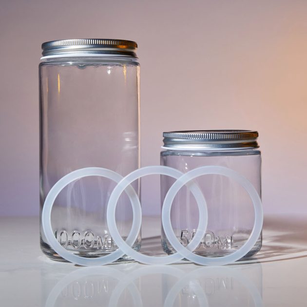 silicone seal jar